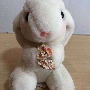 VINTAGE Ganz Heritage Collection Bunny Rabbit with Flowers - Approx 6" #F76